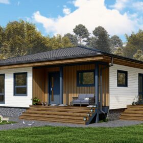 Каркасный дом Мята