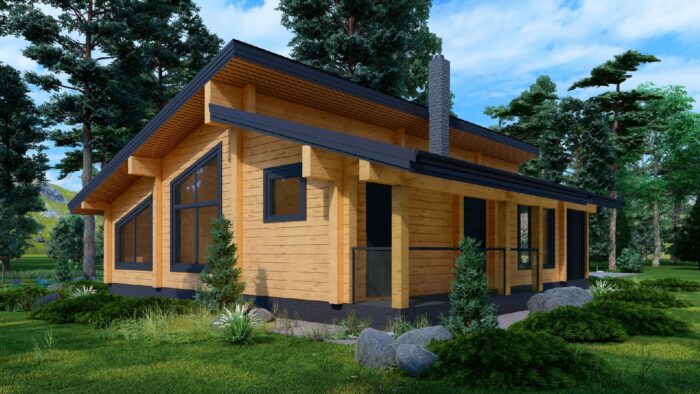 Дом из клееного бруса Александров