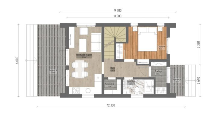 Каркасный дом Черешня