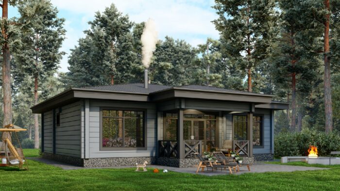 Дом из клееного бруса Кубинка