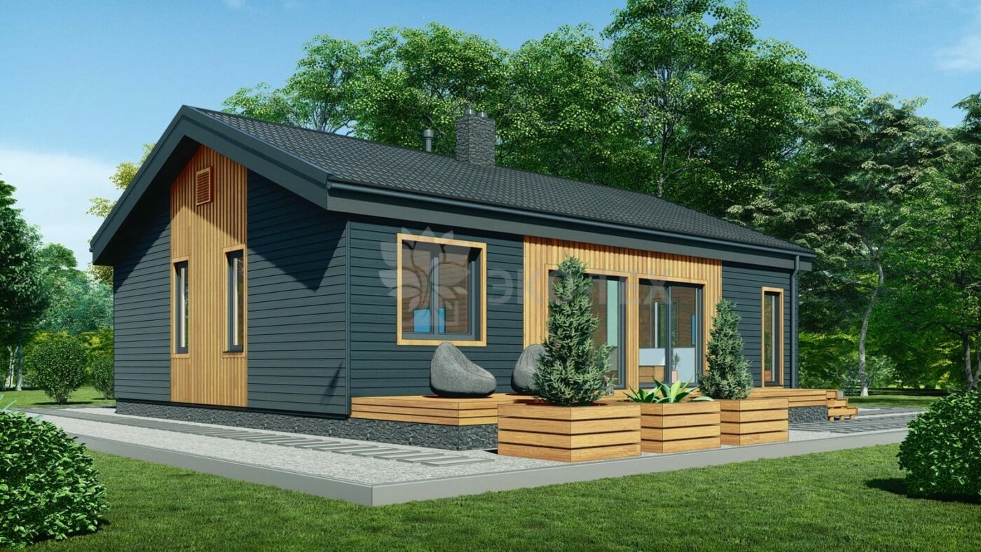 Каркасный дом Хризантема