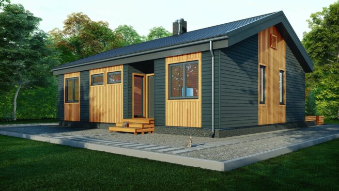 Каркасный дом Хризантема