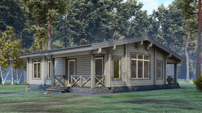 Дом из клееного бруса Казань