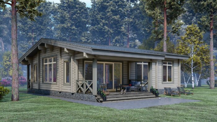 Дом из клееного бруса Казань