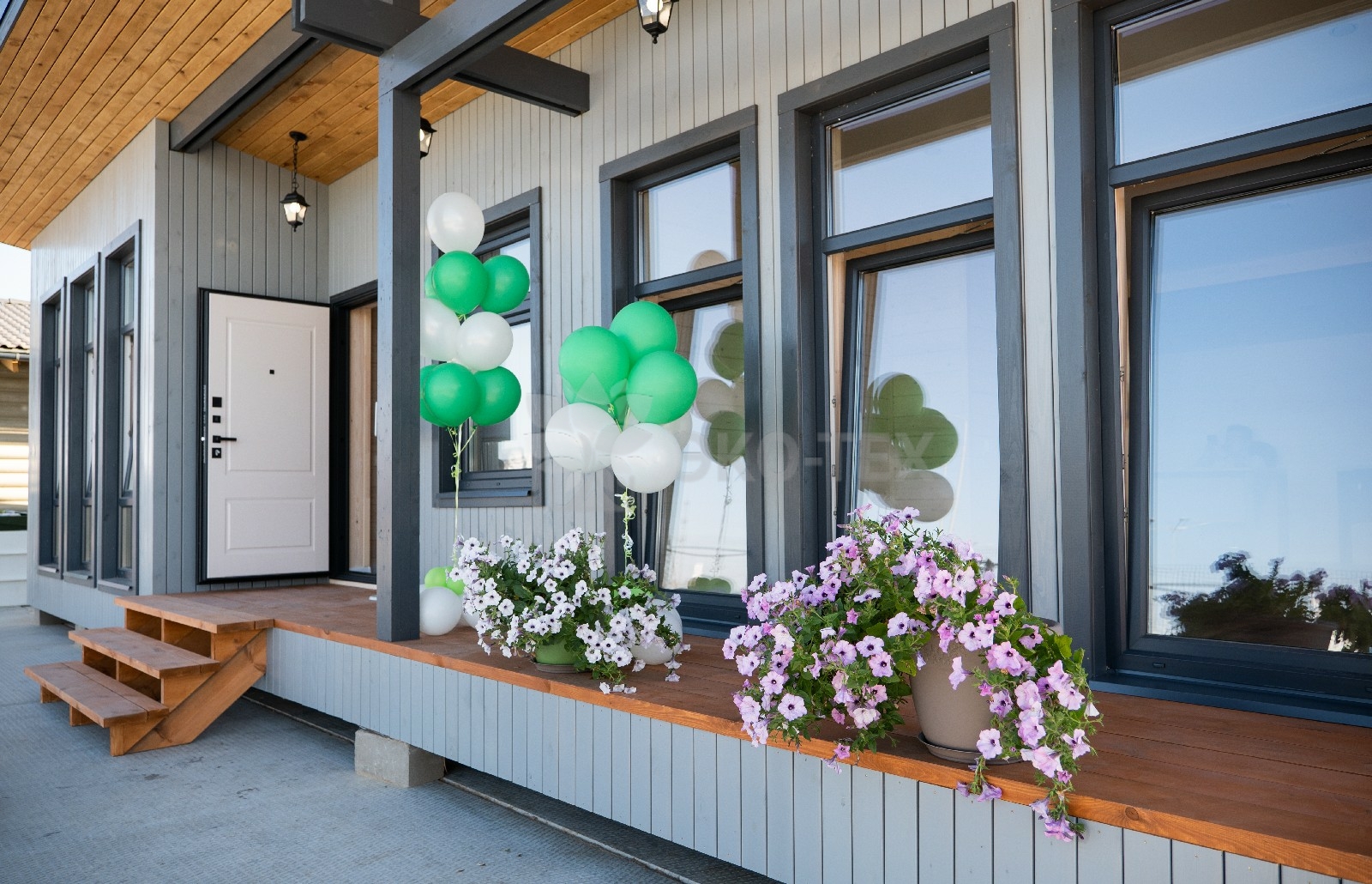 выставочная площадка деревянных домов Экотехстрой в Наро-Фоминске