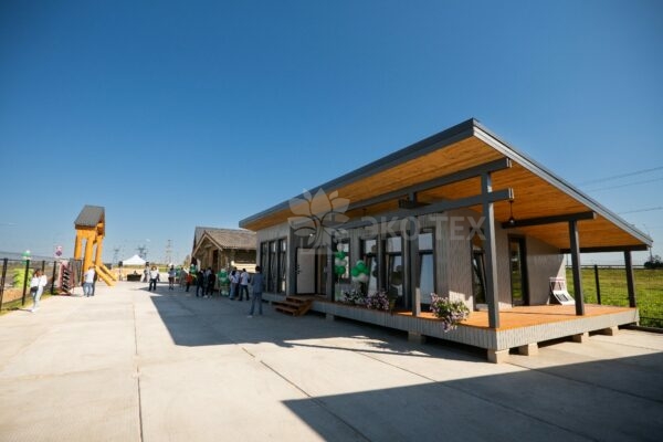 выставочная площадка деревянных домов Экотехстрой в Наро-Фоминске