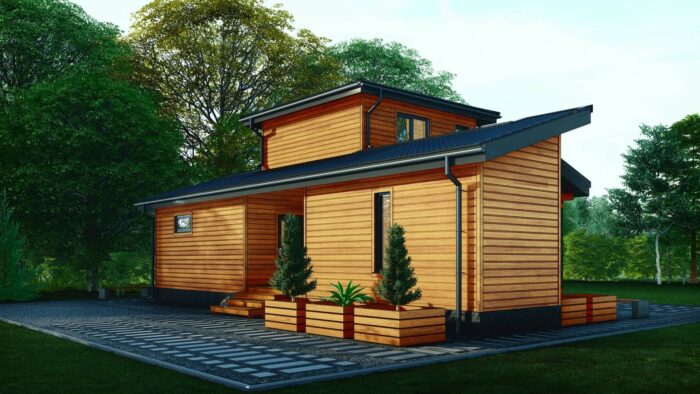 Каркасный дом Гортензия