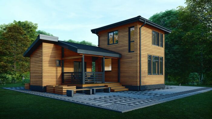 Каркасный дом Гортензия