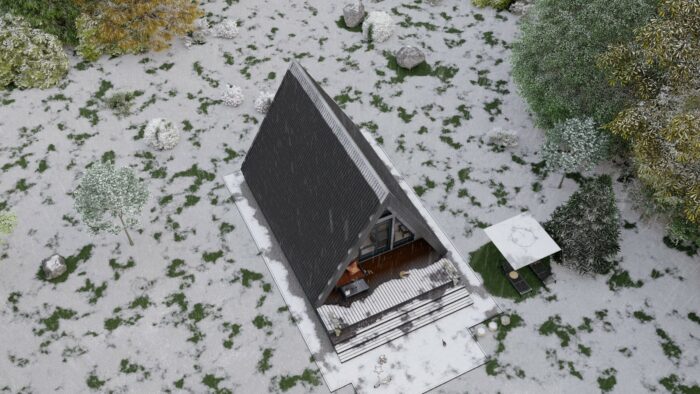 Каркасный дом Кипарис