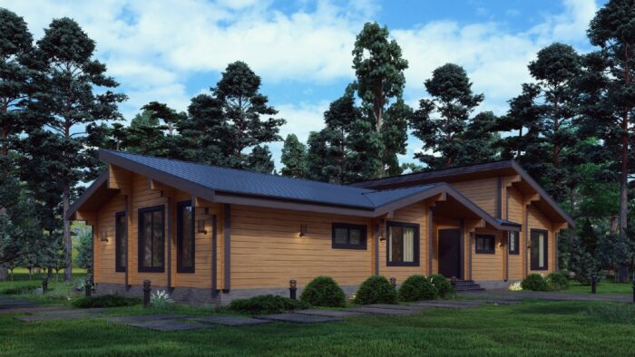 Дом из клееного бруса Коломенское