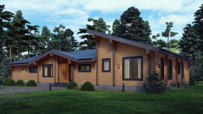 Дом из клееного бруса Коломенское