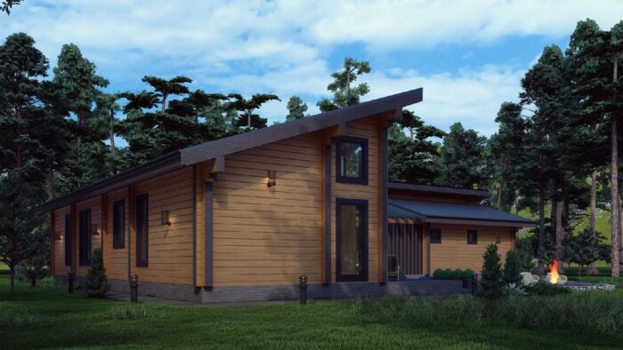 Дом из клееного бруса Коломенское