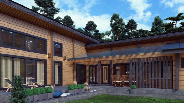 Дом из клееного бруса Коломенское