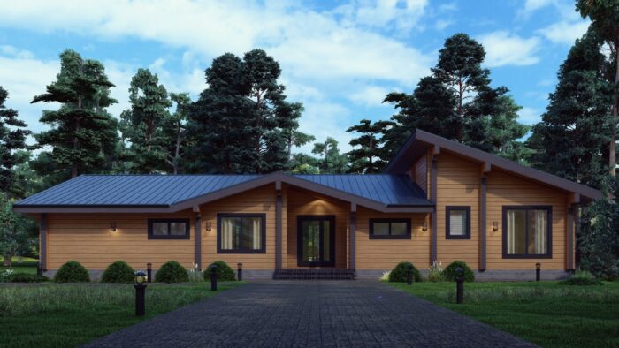 Дом из клееного бруса Коломенское