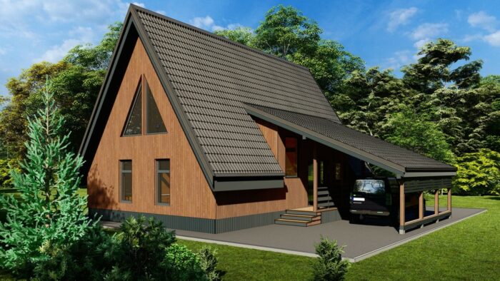 Каркасный дом Пихта