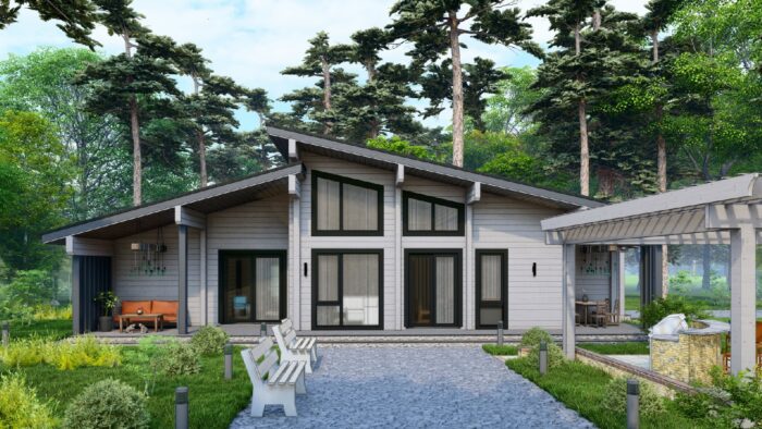 Дом из клееного бруса Юрцево