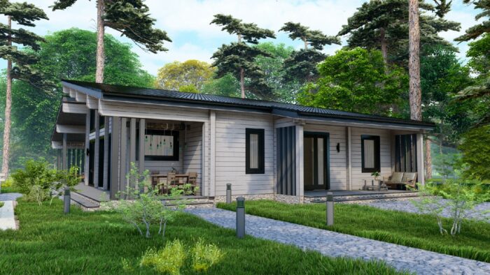 Дом из клееного бруса Юрцево