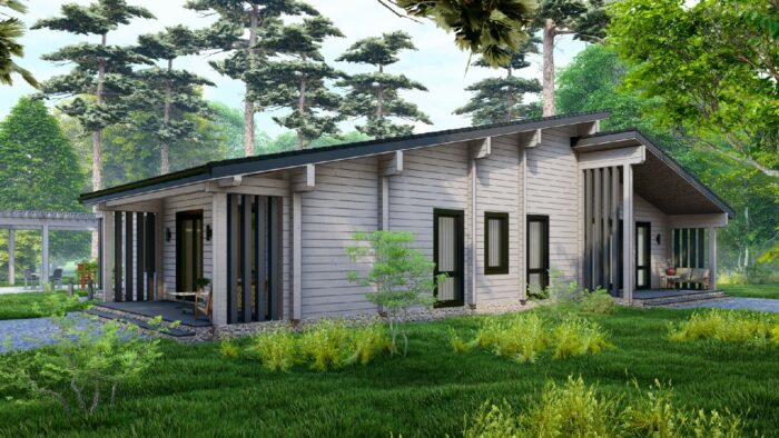 Дом из клееного бруса Юрцево