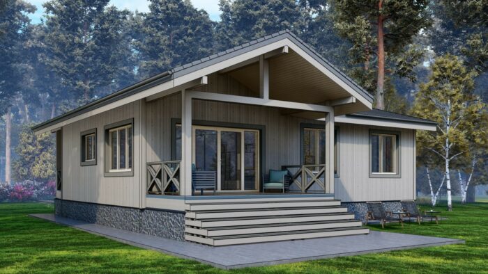 Каркасный дом Декабрист