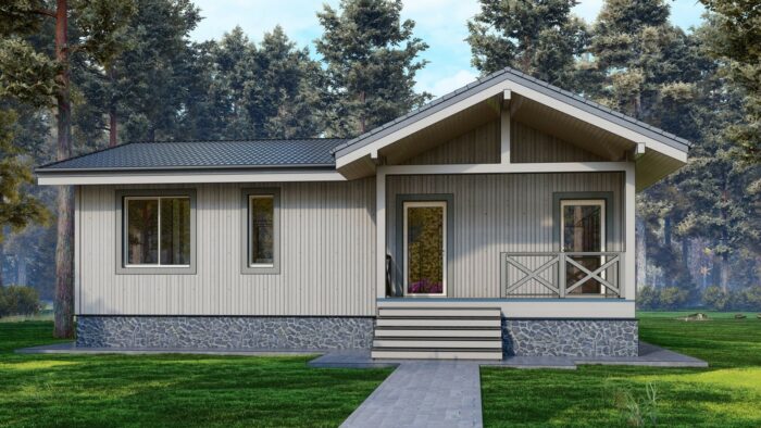 Каркасный дом Декабрист