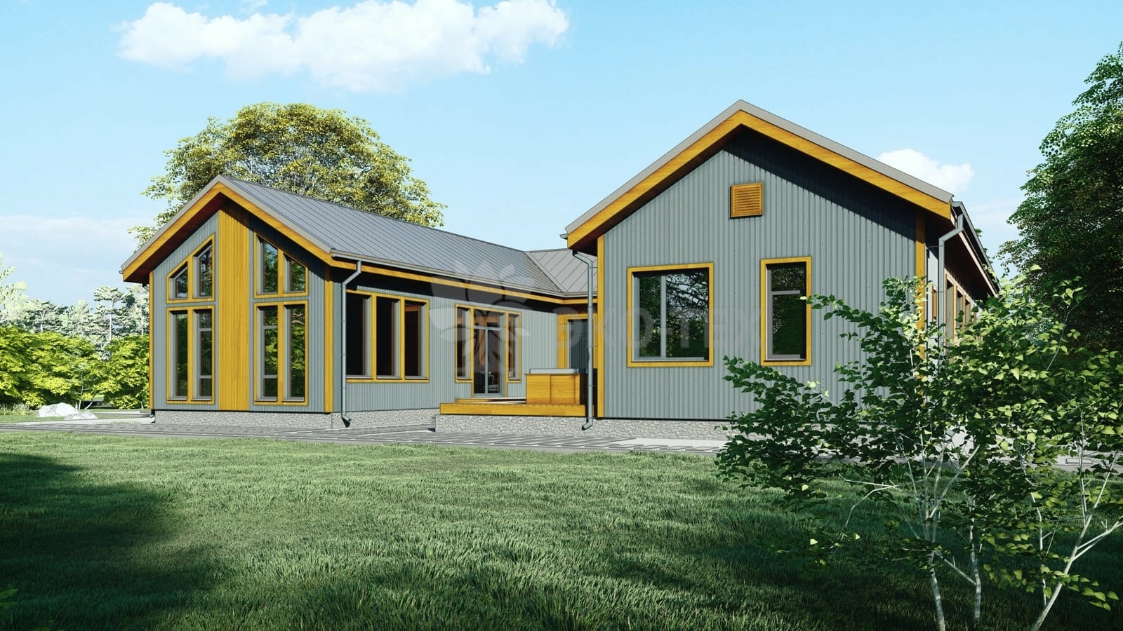 Каркасный дом Папоротник