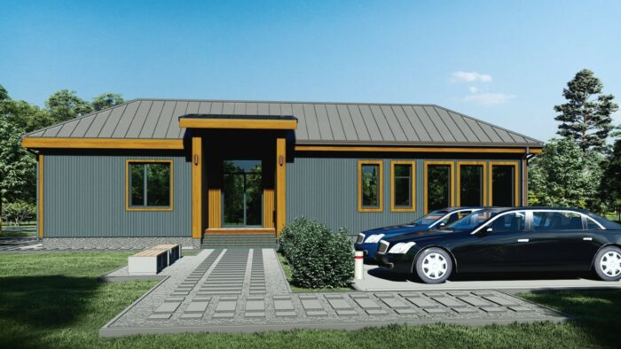 Каркасный дом Папоротникм