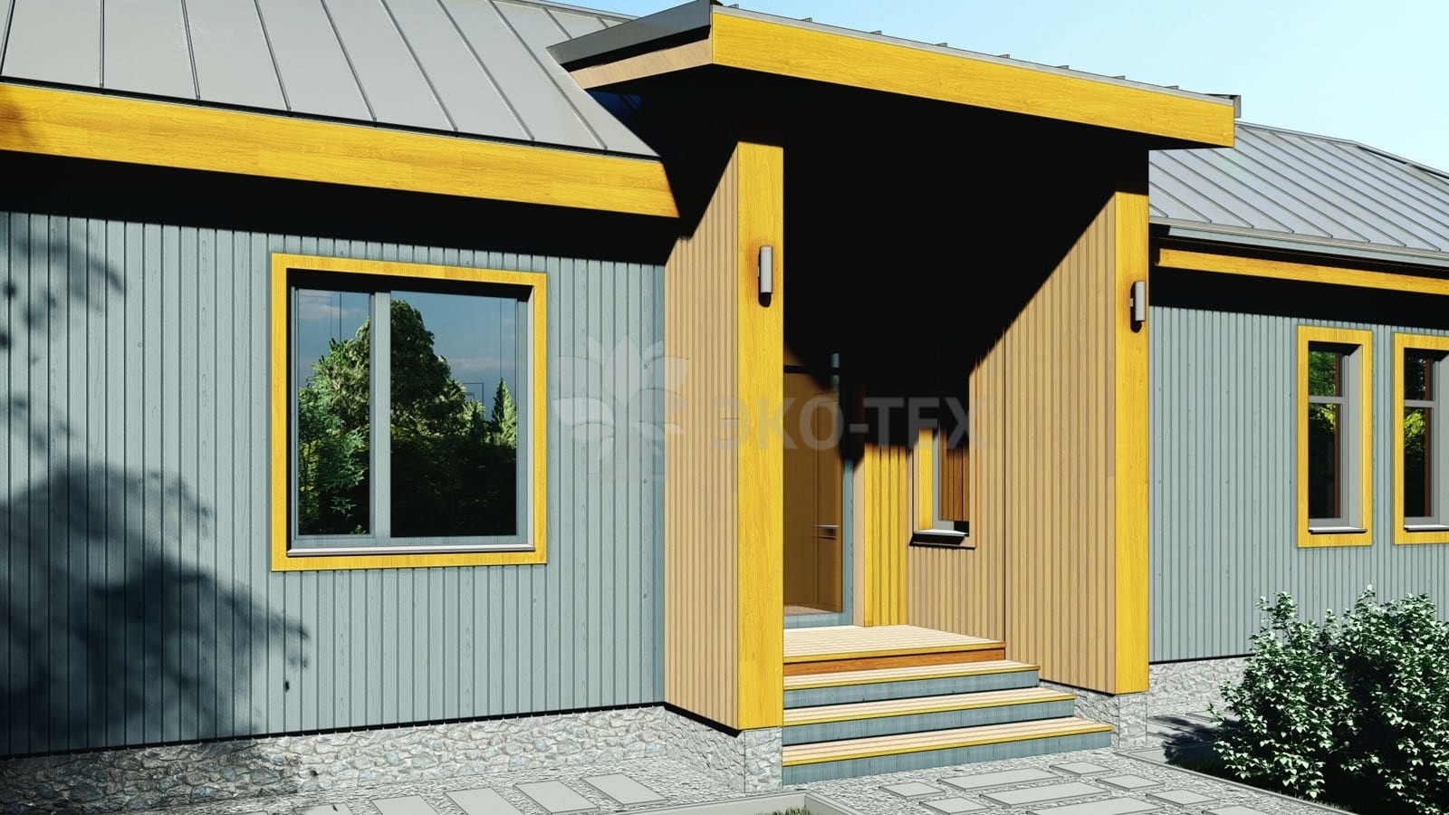 Каркасный дом Папоротник