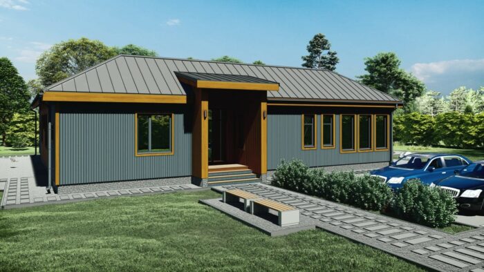 Каркасный дом Папоротник