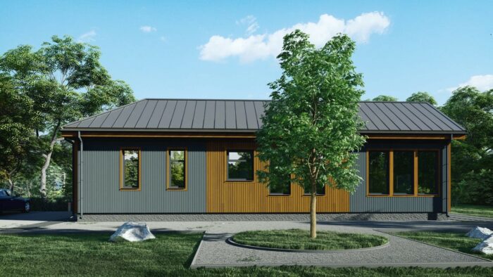 Каркасный дом ПапоротникКаркасный дом Папоротник