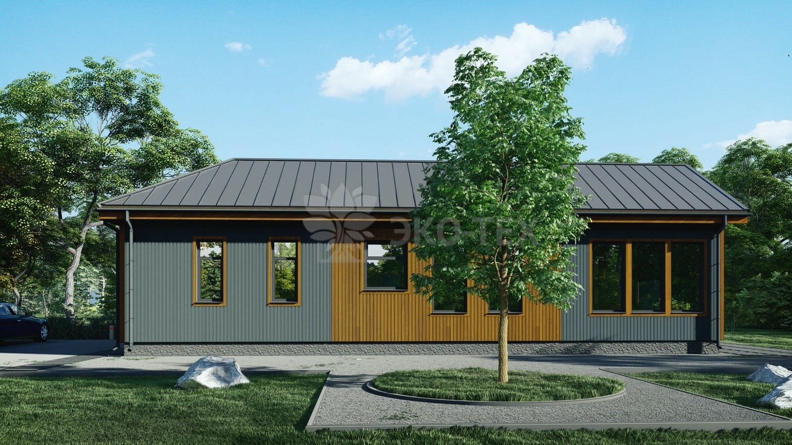 Каркасный дом ПапоротникКаркасный дом Папоротник