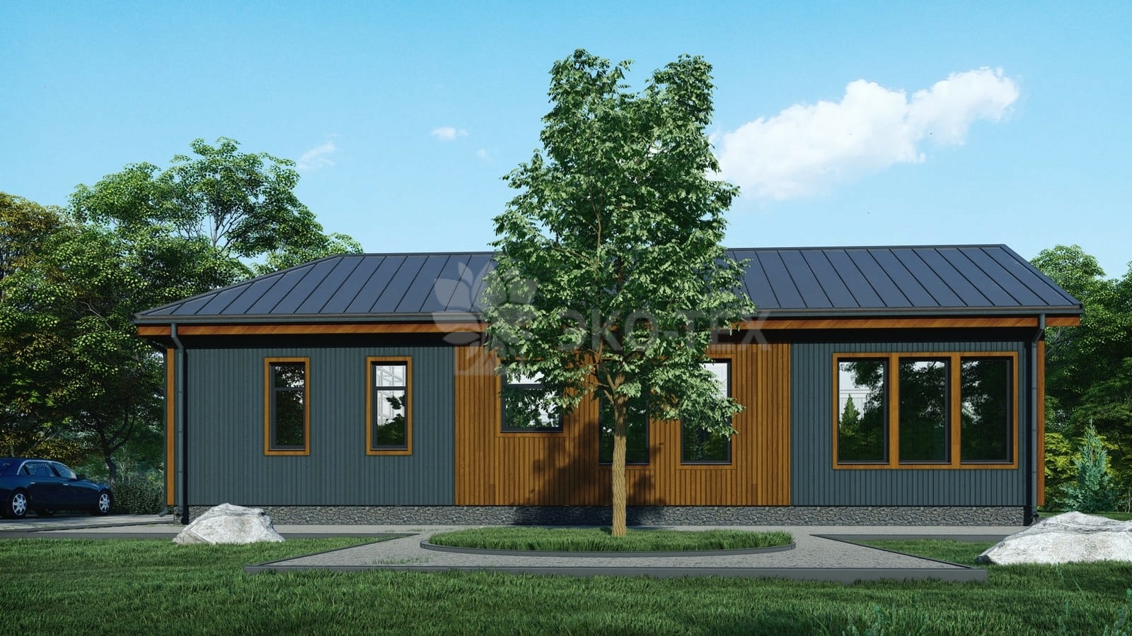 Каркасный дом Папоротник