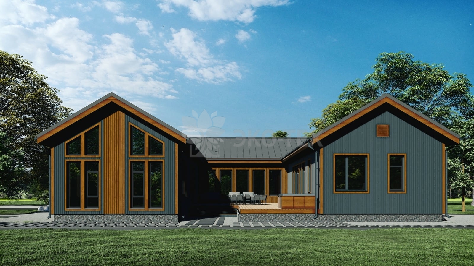 Каркасный дом Папоротник