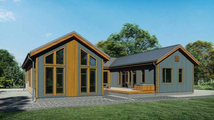 Каркасный дом Папоротник