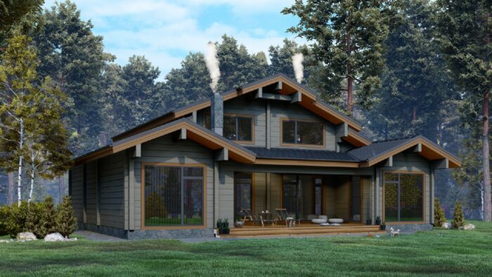 Дом из клееного бруса Хабаровск