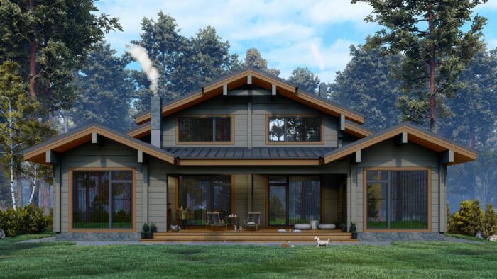 Дом из клееного бруса Хабаровск