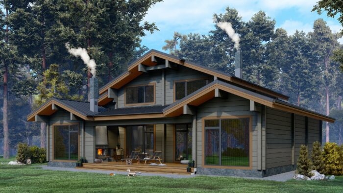 Дом из клееного бруса Хабаровск