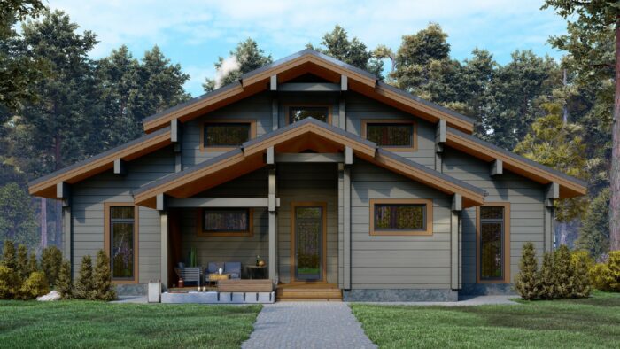 Дом из клееного бруса Хабаровск