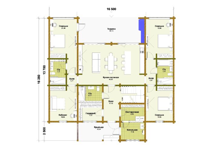 Дом из клееного бруса Хабаровск