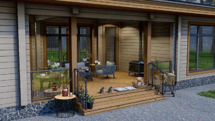 Дом из клееного бруса Хотьково