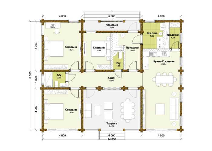 Дом клееный брус Сергиев посад