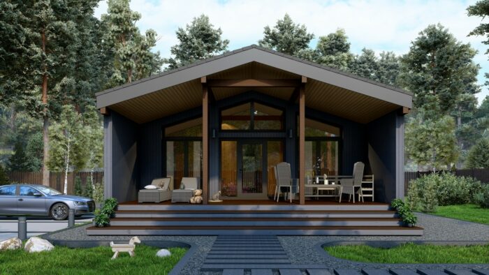 Каркасный дом Брусника