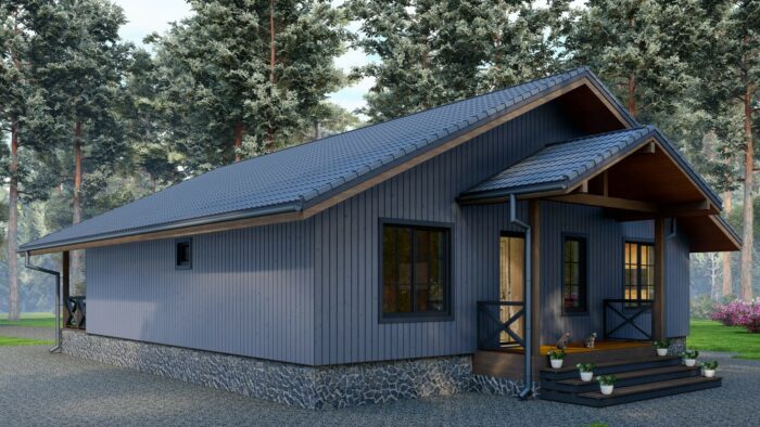 Каркасный дом Ежевика