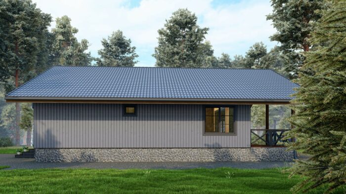 Каркасный дом Ежевика