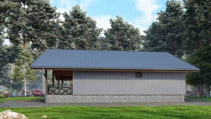 Каркасный дом Ежевика