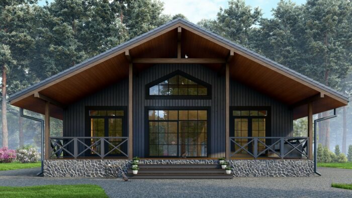 Каркасный дом Ежевика