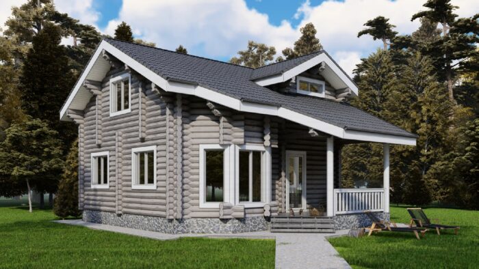 Дом из бревна Дзержинский