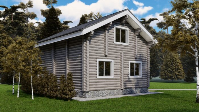 Дом из бревна Дзержинский