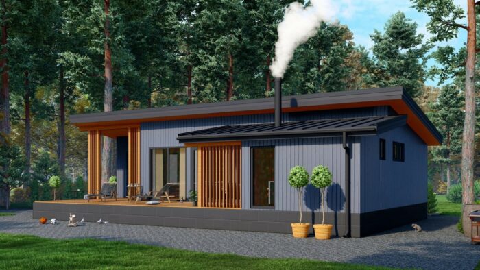 Каркасная баня Липа