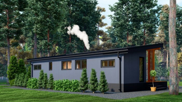 Каркасная баня Липа