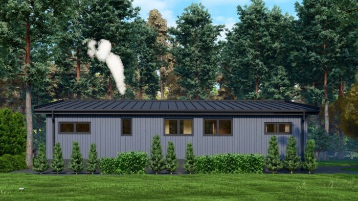 Каркасная баня Липа